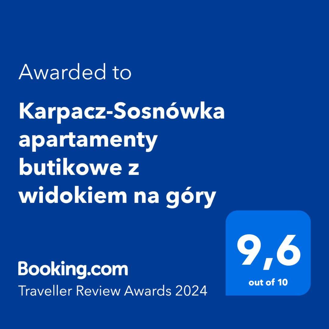 Karpacz-Sosnowka Apartamenty Butikowe Z Widokiem Na Gory Exterior photo